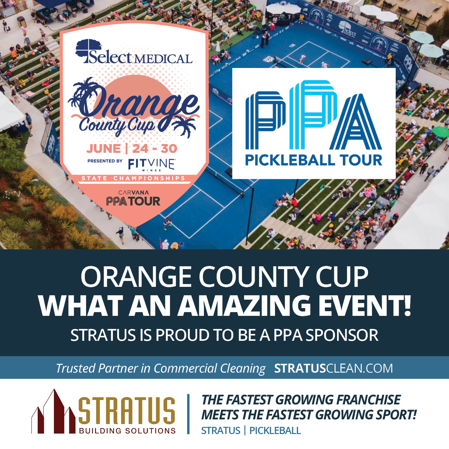 PPA Tournament in San Clemente Stratus PPA Sponsor